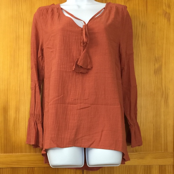 New California Sunset BoHo Tassel ruffle bell sleeve - Picture 7 of 7